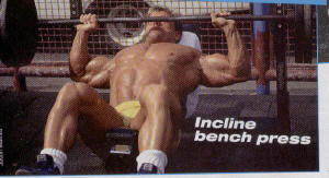incline bench press